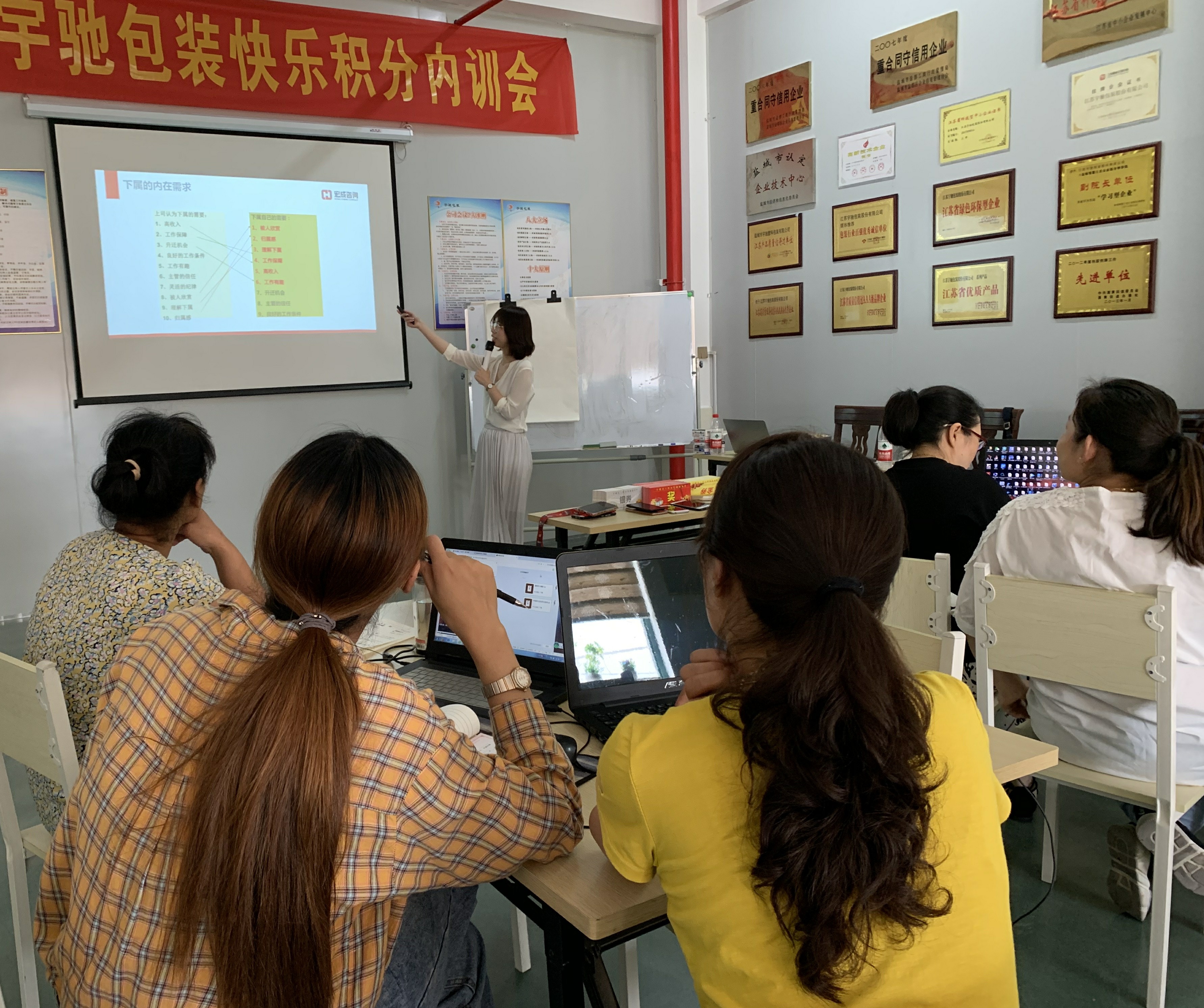 落地快訊｜宏成咨詢?nèi)珒?yōu)績效導(dǎo)師團(tuán)隊，走進(jìn)江蘇宇馳包裝?！